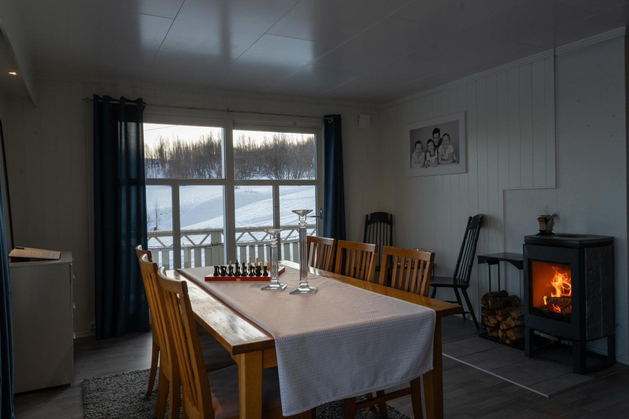 הוילה Koppangen Lyngen Aurora House מראה חיצוני תמונה